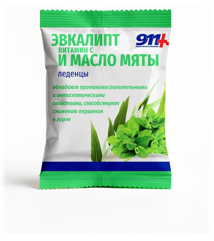 Леденцы Эвкалипт с Витамином С